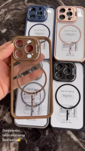 Case MagSafe Stand + Pelindung Camera for iPhone