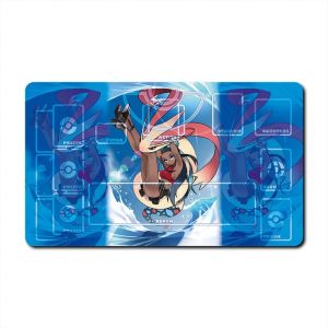 Bandai | Pokemon TCG Game Mat Huấn Luyện Viên Allister Piers Acerola Roxie Raihan Nhân Vật Anime Thẻ Miếng Lót Cao Su Đơn Người Chơi Trận Chiến Thảm