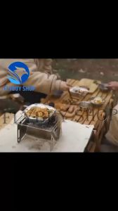 FLYBUY SHOP Portable Camping Grill: A Compact Outdoor Cooking Solution