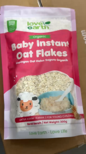 Love Earth Organic Baby Oat Flakes for 8 Months+ (300g)