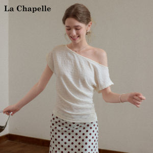 La Chapelle | Design Off-Shoulder Slim Fit T-Shirt