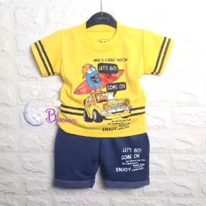 BOBOBAM BAJU BAYI LAKI LAKI SETELAN ANAK COWO LUCU STELAN COWOK 6 12 BULAN KEREN TRENDY KEKINIAN LETS GO