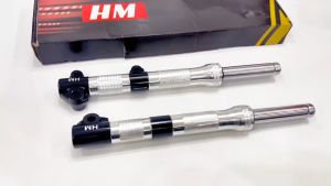 Phuộc Trước Phay Thái HM Màu Đen Căt Ty 3 Phân Hạ 3 Phân Wave S110 Fuled