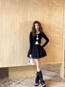 MIUCO | Áo Thun Dài Tay Elegance MESH Ren Xem Thấu
