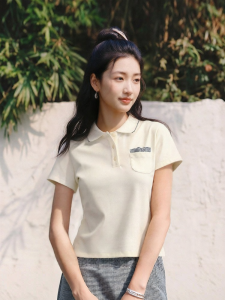 Semir | Áo Polo Nữ Họa Tiết Caro Ôm Body