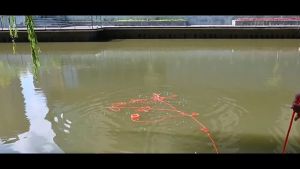 30m Floating Rescue Rope Orange-Red Fire Safety and Water Rescue Line
