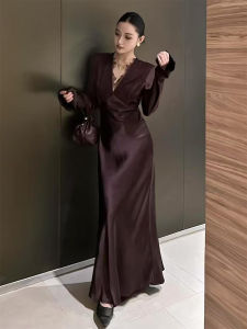 SHANGSHA | High-end Elegant Red Summer Dress