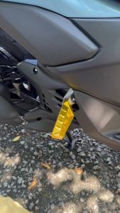 [READY STOCK] NMAX 155 V3 FootRest CNC Aluminum Rear FootStep Pedal NVX XMAX Yamaha Motorcycle Universal NMAX V1 V2 Turbo Neo Accessories