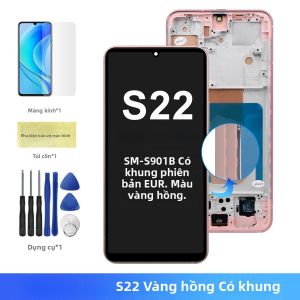 Màn Hình LCD Cảm Ứng Kỹ Thuật Số Thay Thế Cho Samsung Galaxy S22 5G Kèm Khung Đã Được Kiểm Tra 100% Tương Thích Với S901B/DS