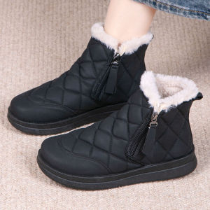 JIFANPAUL | Fur Lined Waterproof Anti-Slip Winter Snow Boots