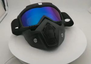 Outdoor Off-Road Goggles Mask Ski Anti-Fog Goggles Cycling Motorcycle Safety Protective Mask Tactical Paintball Modular Mask