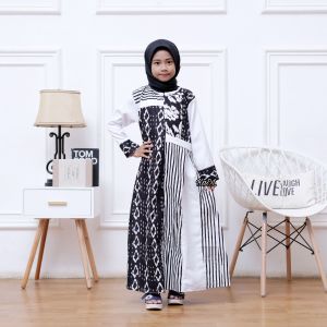 COUPLE GAMIS LEBARAN AYAH IBU ANAK TERBARU 2025