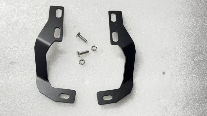 Rago Fabrication Ditch Light Brackets for The 2022-2024 Toyota Tundra 3rd Gen | Mount up to a 4 Single LED Pod Light per Side | Bolts to Factory Hood Hinge | Low-Profile