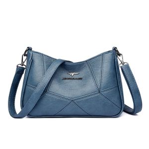 กระเป๋าหนังแท้สำหรับคุณแม่ กระเป๋าสะพายข้างผู้หญิงวัยกลางคนและผู้สูงอายุ กระเป๋าสะพายข้างหนังนิ่มแบบใหม่ กระเป๋าสะพายข้างขนาดเล็กแบบสะพายข้างได้