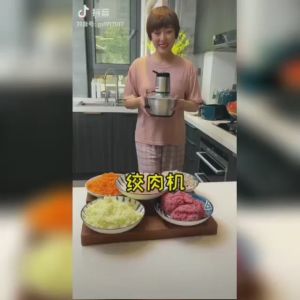 Blender Elektrik Stainles Steel Penggiling Bumbu Dan Daging Chopper