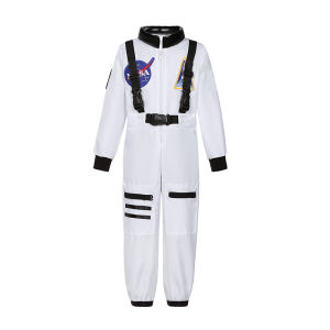 Rabbite Astronaut Costume For Kids Pilot Uniform Astronaut Space Suit Pilot Props Clothing Halloween Career Costume