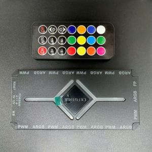 Dual Nine-Way ARGB Hub Controller 5V 3-Pin Lighting Synchronization Case Fan Controller PWM 4-Pin Temperature Controlled Speed 2