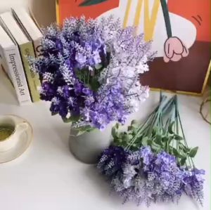 Cành Hoa Oải Hương Cành Hoa Lavender Giả Nhiều Màu Sắc Trang Trí Nhà Cửa DG-431