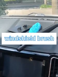 180° Car Windshield Wash Tool Microfiber Cleaning Cloth Window Rotatable Wiper Cleaner Glass Window Tool Brush Kit 挡风玻璃清洁刷