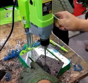 710W Mini Bench Drill Multifunctional Industrial Electric Bench Drilling Machine Metal Making Drilli