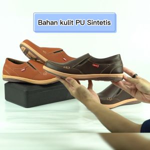Sepatu Pria Kulit J 21 Sepatu Kulit Kerja Casual Kulit Kerja Kantor Santai Pesta Fashion Pria | Sepatu Slip On Pria Murah Terbaru Anti Licin