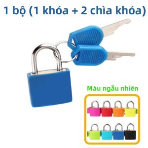 1 Bộ Khóa Hành Lý Bằng Nhựa Nhiều Màu Sắc Có Chìa Khóa Khóa Móc Kim Loại Hình Chữ U Túi Tập Gym & Tủ Đồ Trường Học Khóa Kết Hợp Dành Cho Du Lịch