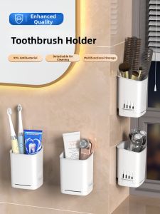 MRUN | Wall-Mounted Bathroom Storage Rack Drill-Free