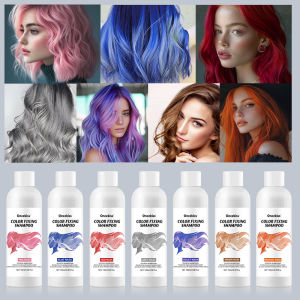 แชมพูสีม่วง 100 มล. ล็อคสี ปกปิดผมหงอก ลดความเหลืองหลังฟอกสี ติดทนนาน ไม่ระคายเคือง