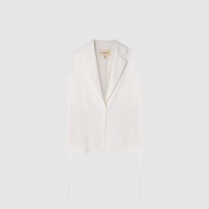 ICICLE | Summer Linen Blend Elastic Waistcoat