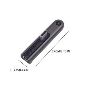 1/2Pcs Portable Type-C To 3.5mm Audio Bracket Foldable Adapter Folding Mobile Phone Stand Aluminum Alloy Mini Headphone Converter