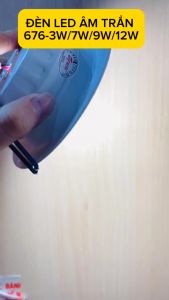 Đèn âm trần led Anfaco AFC-676/3W  AFC-676/7W  AFC-676/9W  AFC-676/12W lắp công ty trường học