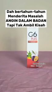 JUS G6 PLUS - PENAWAR ANGIN GASTRIK GERD ANXIETY
