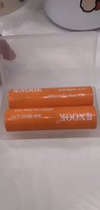 Enook Orange 18650 6800mAh 45A 3.7v lithium ion Rechargeable battery with Enook X2 plus 2 slot charger