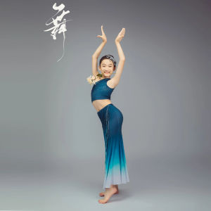 Adult ChildrenS Dance Costume Half Skirt Wrap around Skirt Stage Performance Practice Ethnic Fashion Spring Milk Silk