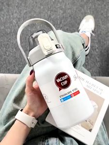 Tumbler 316 Stainless Steel Thermos Cup Mug Bottle Coffee Flask Botol Air Tahan Sejuk Panas Bekas 1200ml 1800ml