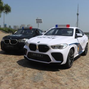 Starlight BMW X6M Remote Control Police Car Sound Light Electric Drifting Race Car Model Boys Children Toys