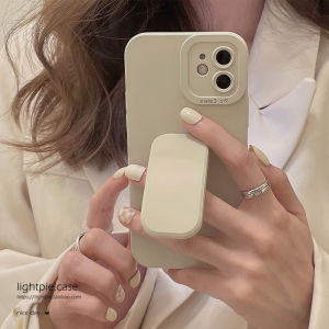 Portable Press down Stand Vivo iQOO Z8X Neo9 13Pro Phone Case Neo5S Z9 Protective Shell Anti-Fall for IQOO11Pro NE07 Z5 Bean Paste Pink U3X