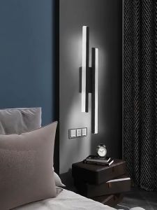 YHLAMP【Manila Stock】Wall Lights Indoor Design Aluminum Minimalist Wall Lamp Living Room Wall Light Bedroom 24W Wall Mounted Wall Lights Modern Design LED Tricolor Lights For Porch Bed Room Aisle Stairs Bedsides Home Decor Lighting Wall Lamps Sconces