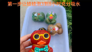 4pcs DIY Decoration Small Grass Head Growing Plant Cute Childrens Gift Indoor Grass