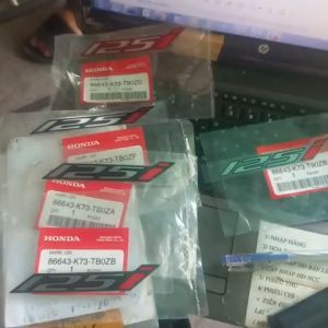 Tem số 125 Chính Hãng Honda Thailand ( Giá 1 Tem  )