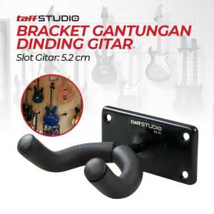 TaffSTUDIO Gantungan Gitar Dinding Guitar Holder Bracket Wall Mount XG-01