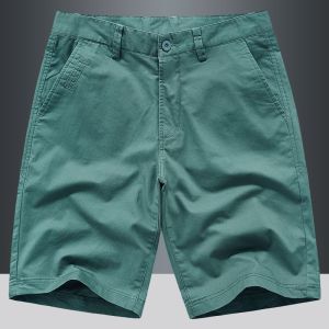 Quần Short Nam Mùa Hè Mỏng Rộng Rãi Màu Trơn Quần Dài Năm Điểm Co Giãn Cạp Vừa Quần Đi Biển Quần Công Sở
