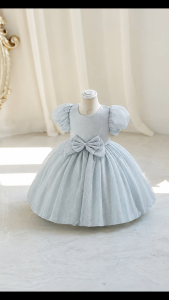 18M-24M Baby Girl Princess Dress Gown Gaun Budak Perempuan Comel Parti Birthday Wedding 0426