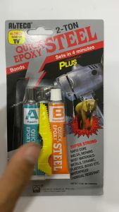 ALTECO PLASTIC STEEL EPOXY / LEM BESI 4 MENIT 2 TON (ASLI)