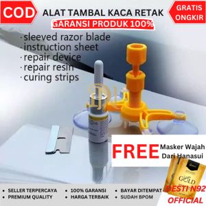 Alat Reparasi Kaca Mobil Retak & Lem Kaca Retak Ajaib