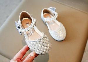 Giày Cho Bé Gái Giày Búp Bê Công Chúa Đính FULL Ngọc Siêu Xinh Phong Cách Hàn Quốc Hàng Cao Cấp (Từ 1-12 tuổi)