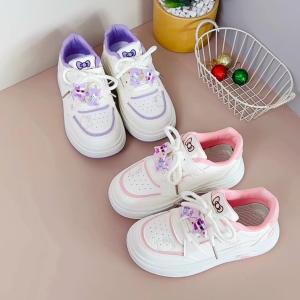 hello kitty sneakers for kids girl white rubber shoes for kids size 26-37