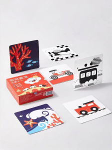 SHI YUE JIE JING | Baby Visual Stimulation Flash Cards Toys