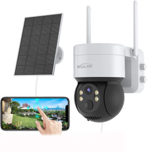 Camera Năng Lượng Mặt Trời 4MP HD WiFi Camera An Ninh Không Dây Ngoài Trời Với Tầm Nhìn Ban Đêm Camera Giám Sát Chống Nước Pan/Tilt Bao Gồm Bảng Điều Khiển Năng Lượng Mặt Trời