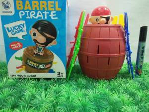 Black Beard 16 Pedang Mini King Pirate Roulette Game Lucky Barrel Game Pirates Sword